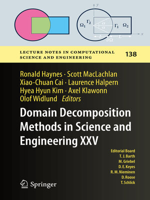 cover image of Domain Decomposition Methods in Science and Engineering XXV